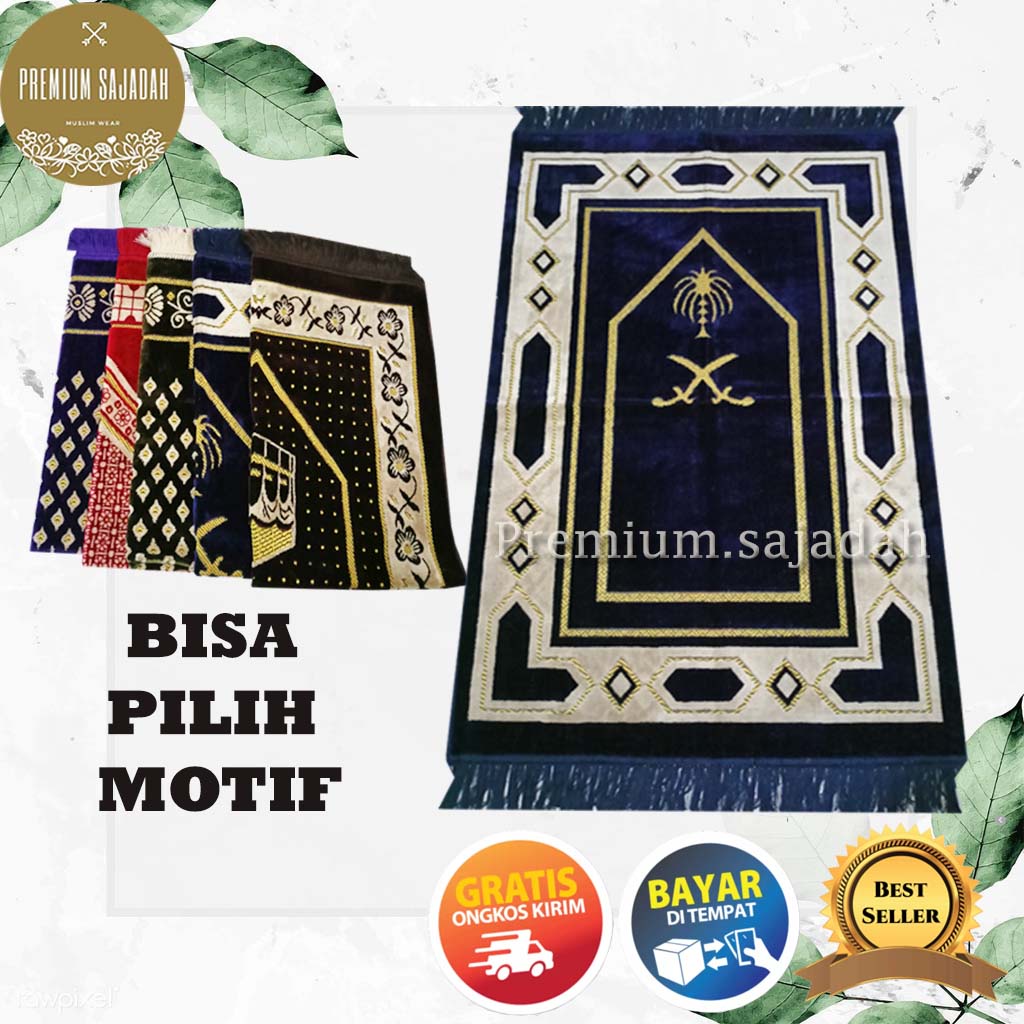 Sajadah Turki Bulu Premium Sajadah Besar Ukuran 110x70cm Sajadah Tebal Besar Murah Sajadah Premium