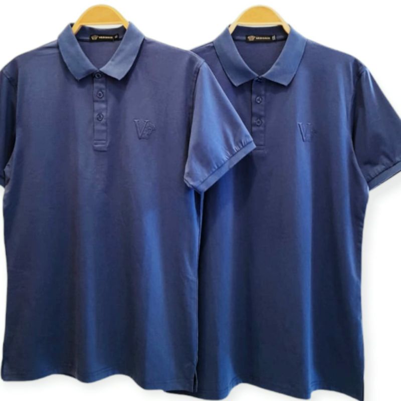 Kaos kerah pria premium Versace