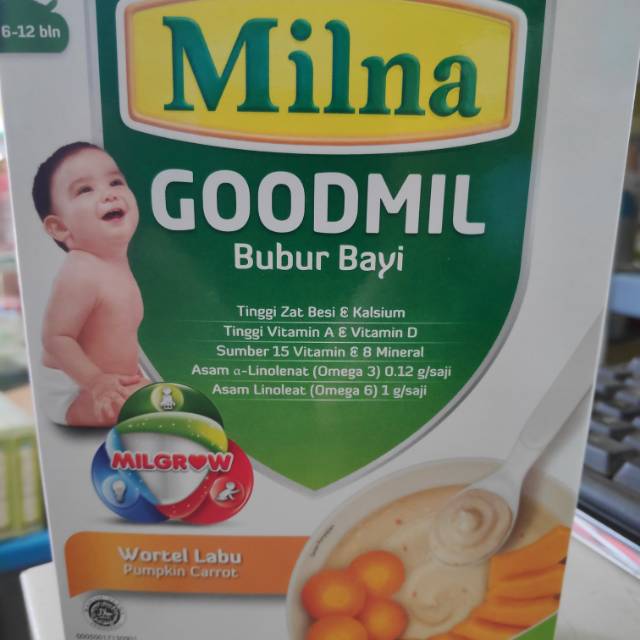 Milna goodmil wortel labu 120g
