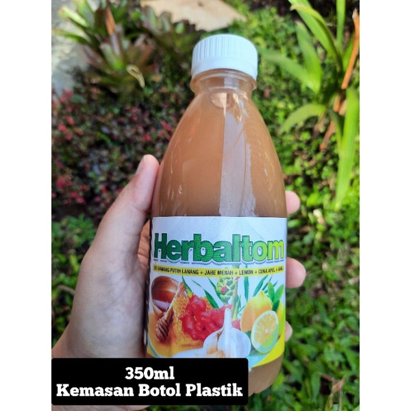 

JAMU HERBALTOM 350ml BAWANG LANANG, LEMON, CUKA APEL,JAHE MERAH, MADU CEGAH VIRUS CORONA