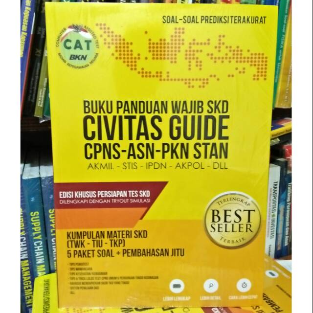 Buku panduan wajib SKD civitas guide CPNS ASN PKN STAN cat