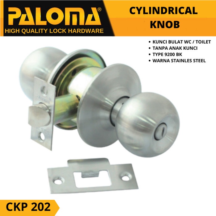 Paloma Knob Cylinder Kunci Silinder Knob CKP 202 9200 BK