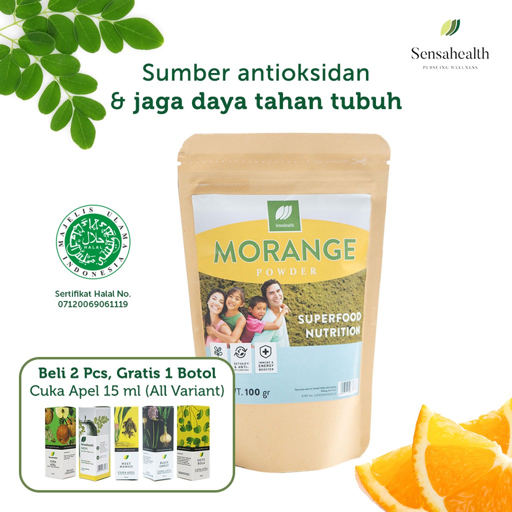 

Sensahealth Morange - Teh Herbal Jaga Imun Daya Tahan Tubuh (100 Gr)