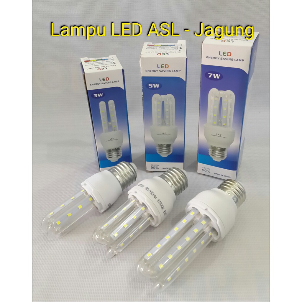 Bohlam Lampu LED Jagung 3watt Fitting E27 Lampu Termurah  Bulb.