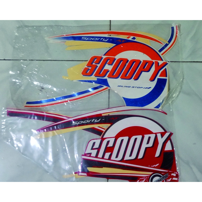 stiker striping motor honda scoopy thn 2015 2016
