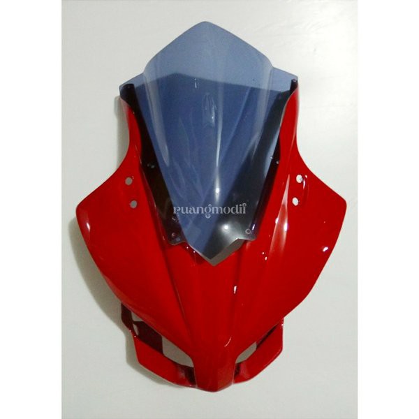 Fairing depan cbr 150 lokal k45 k45a 250 k33 plus visor cover headlamp plus visor cbr lokal 150 k45a