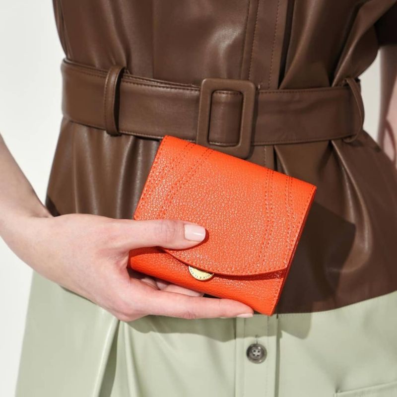 3.3 SALE | CK Croc-Effect Push-Lock Mini Wallet