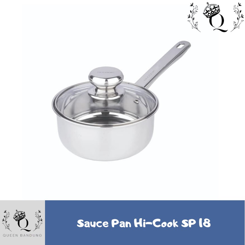 Sauce Pan Hi-Cook SP 18 Hicook Hi cook