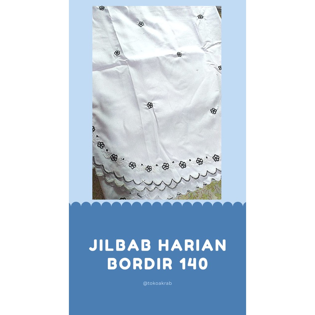 UPDATE STOK JILBAB GONTOR BORDIR/ JILBAB HARIAN SANTRI