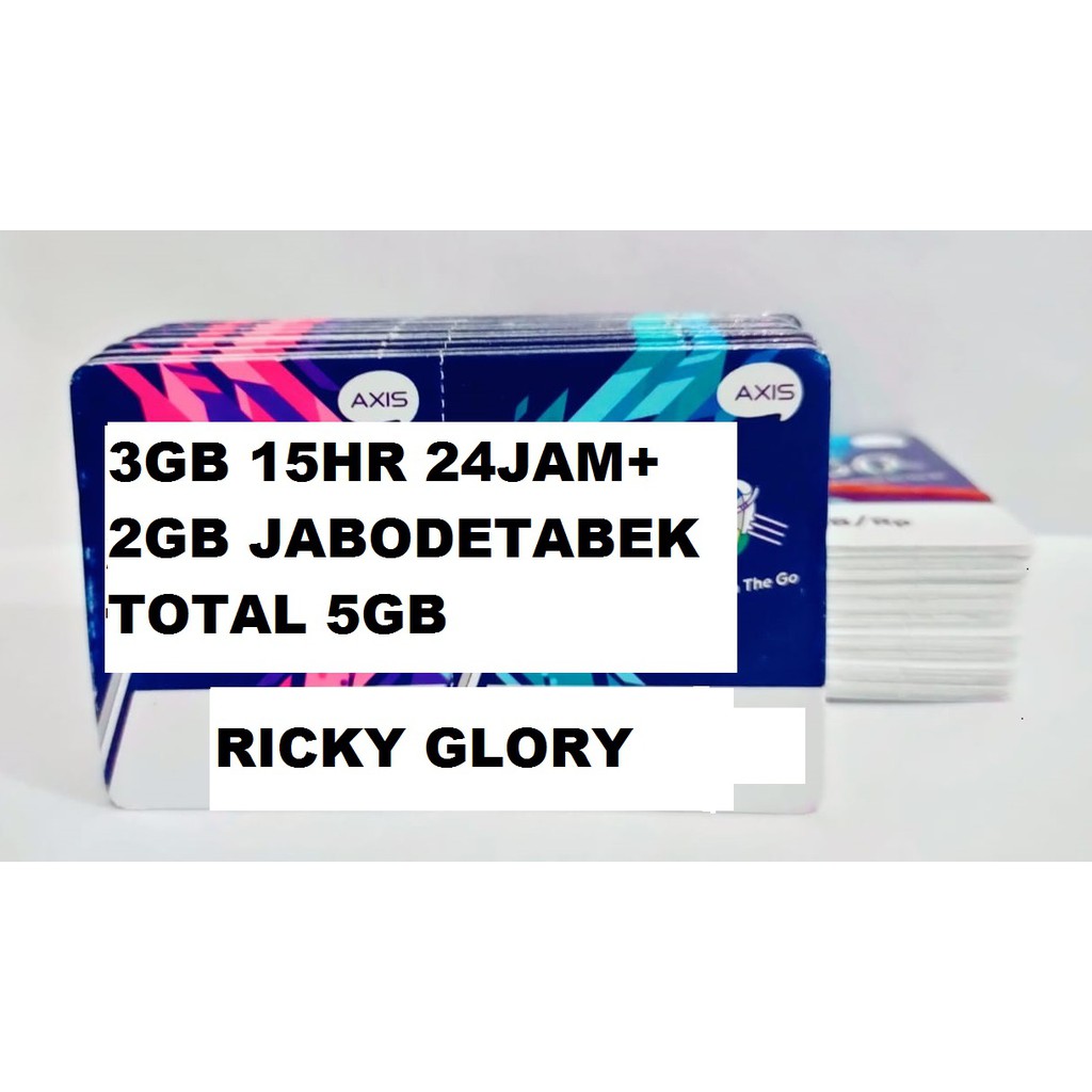VOUCHER Axis 3gb 15 hari 24 Jam KUOTA 3 GB | Shopee Indonesia