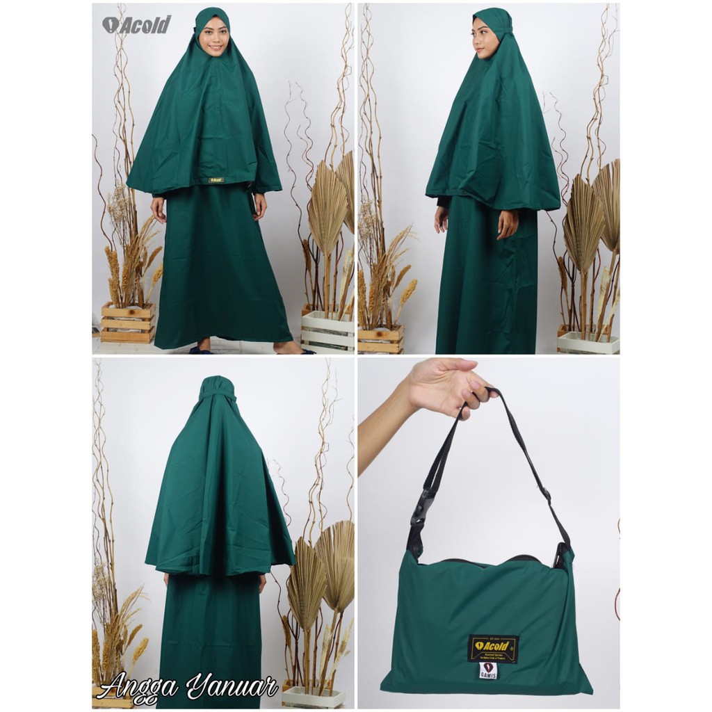 JAS HUJAN WANITA ACOLD MODEL GAMIS MUSLIMAH / HIJAB / KERUDUNG ORIGINAL