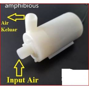 Pompa Air Mini Hisap Water Pump Selang Pengisap Air DC Aquarium