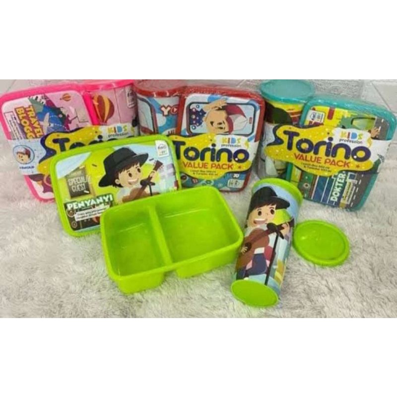 KOTAK MAKAN SET TORINO/KOTAK SET MAKAN ANAK/KOTAK MAKAN TORINO