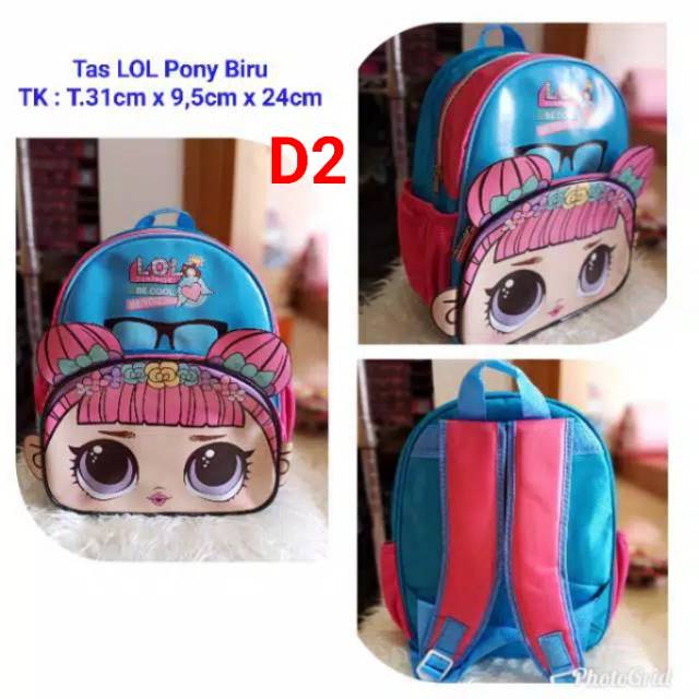 AS Tas Ransel anak perempuan TK dan SD