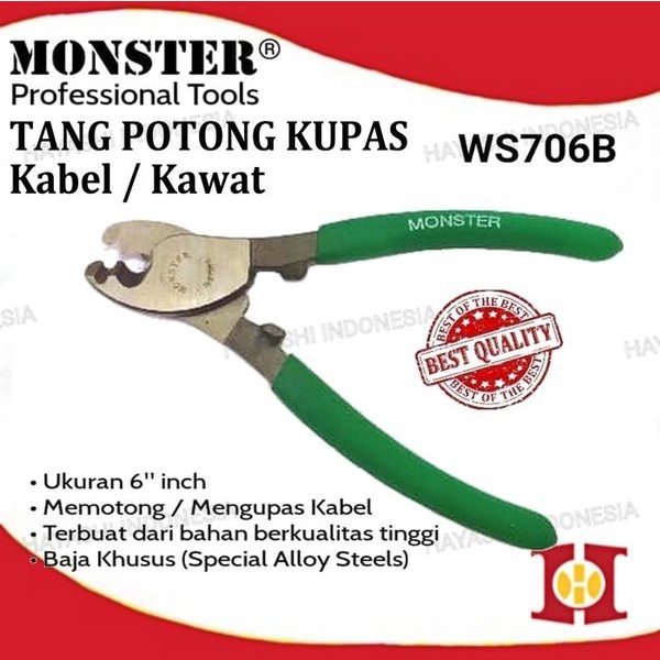 Tang Potong Kawat Kabel Cable Cutter Rem Shifter Housing Sepeda 6 Inch