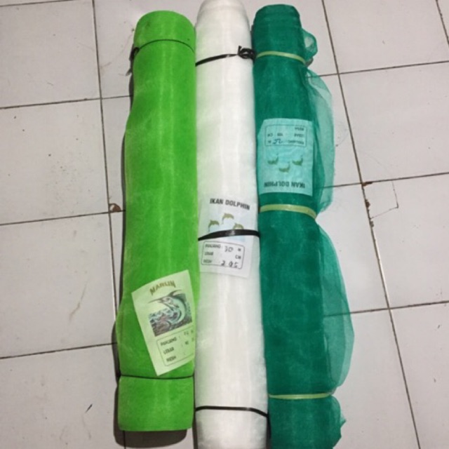 Jaring Kasa Hijau/Putih/GT300 Screen Net 1 roll (P.50m)