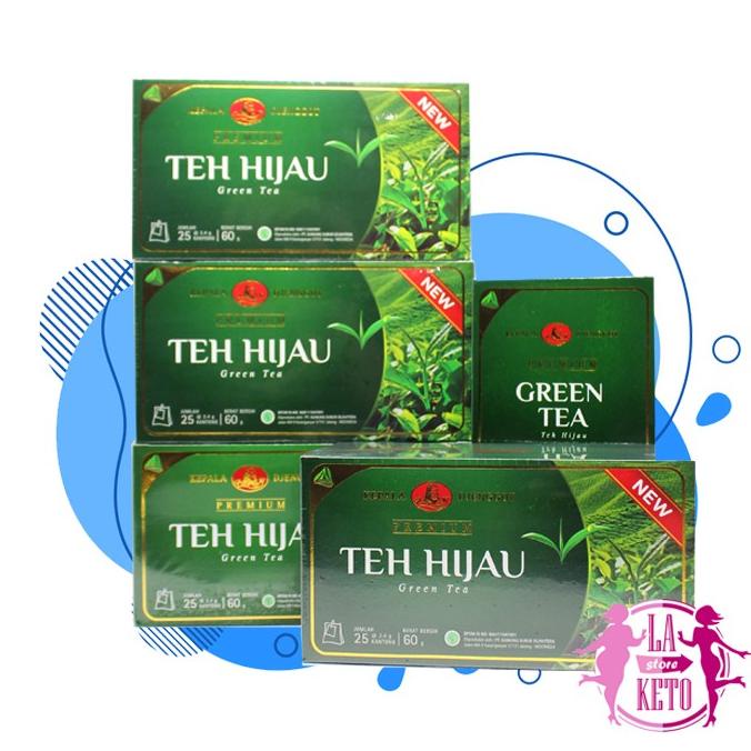 

[COD] PAKET MURAH - Teh Hijau cap Kepala Djenggot 25bags Murah isi 5pcs [COD]