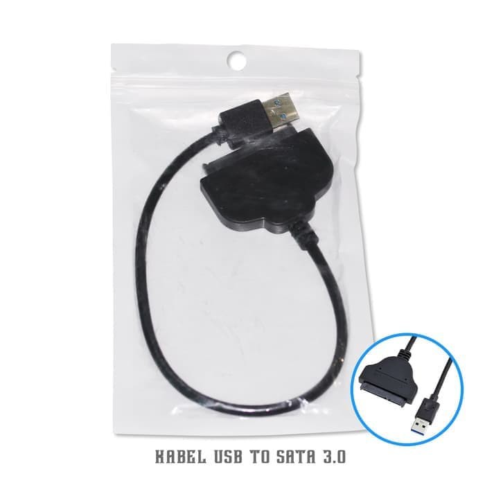 KABEL USB 3.0 TO SATA / CABLE SATA TO USB - E-yield (Black)