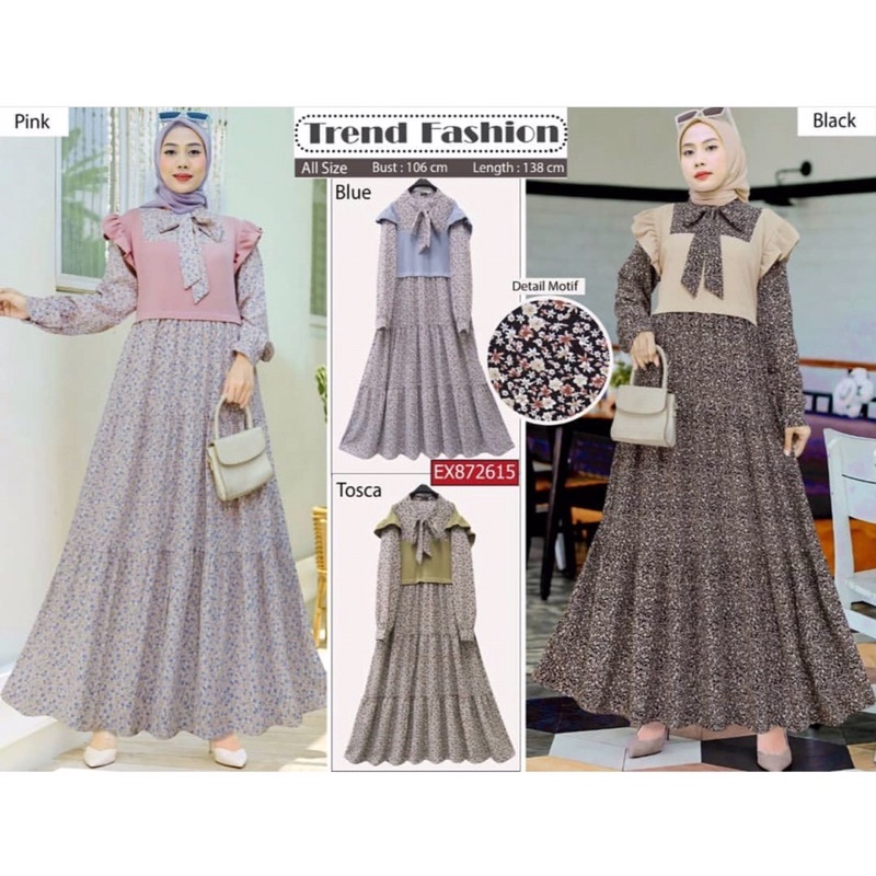 Extu - Gamis rompi premium