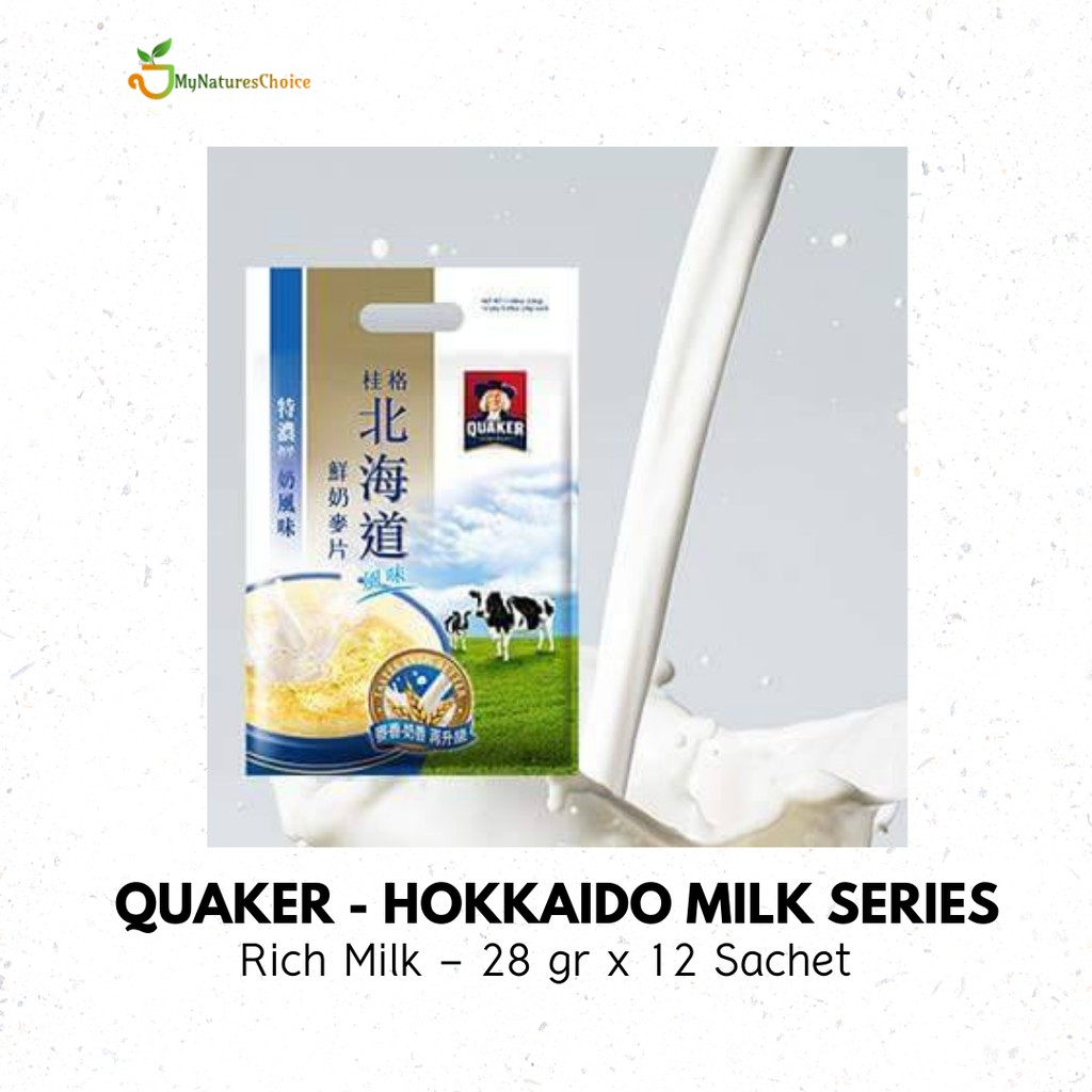 Quaker Oat Hokkaido Milk Series - Rich Milk - Import Taiwan