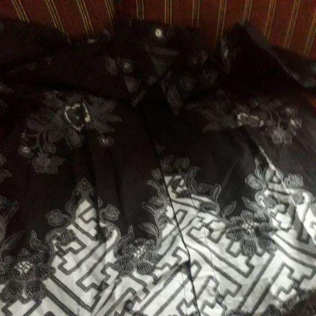 Maura Couple - Sania Ruffle Batik Couple Ori Ndoro Jowi Dnt Garansi Termurah Shopee- Selendang Pagar