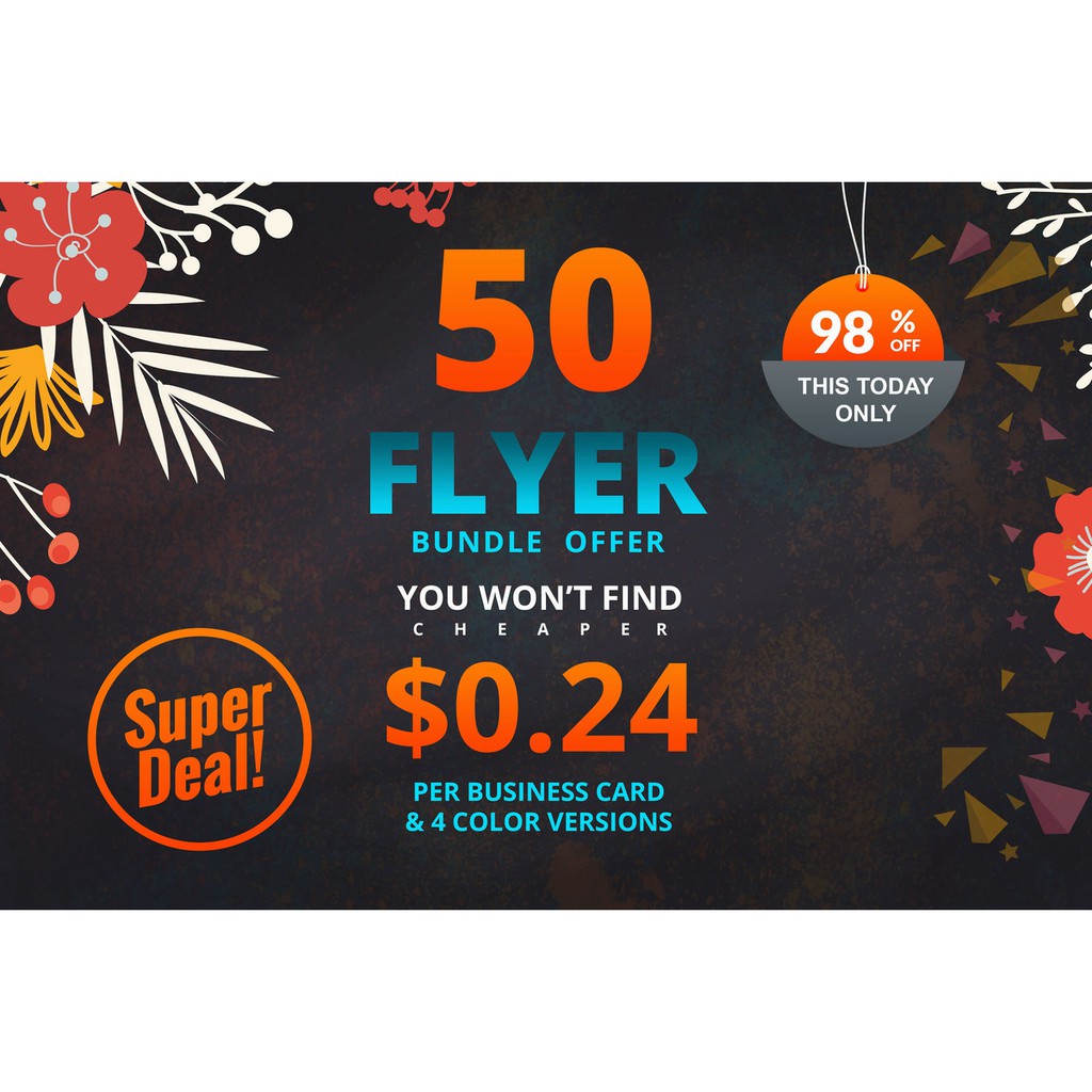 50 Business Flyer Bundle - Photoshop