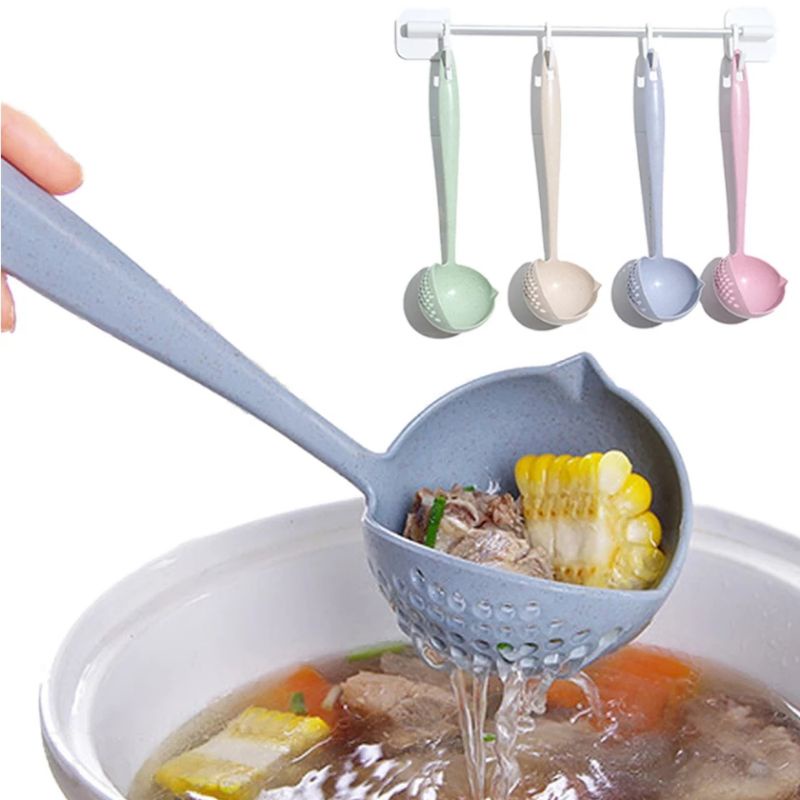 Centong Kuah Sup Hot 2 in 1/Saringan Sayur Sop