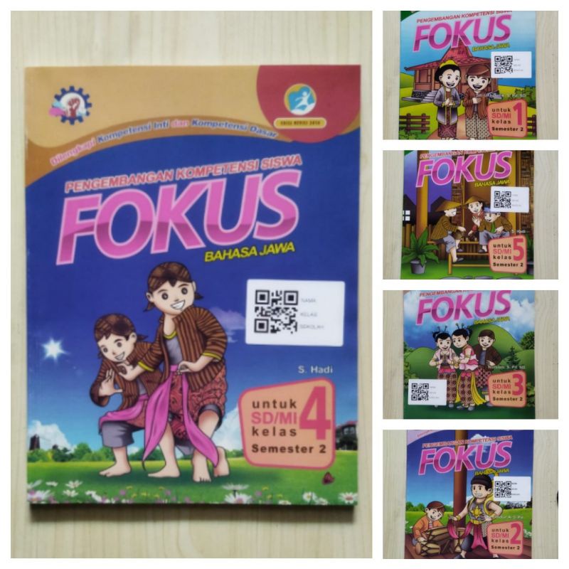 Buku LKS Fokus Bahasa Jawa semester genap/2 SD kls 12345