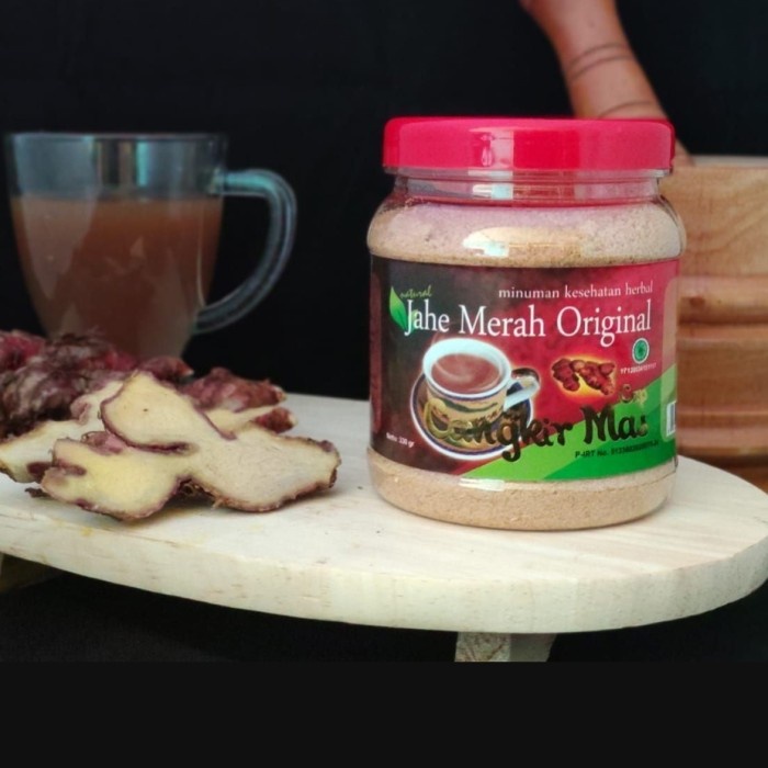 

Jahe jae merah original cap cangkir mas (BERKUALITAS)
