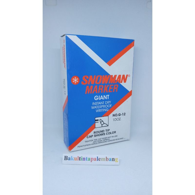 

Spidol Permanet Snowman Marker