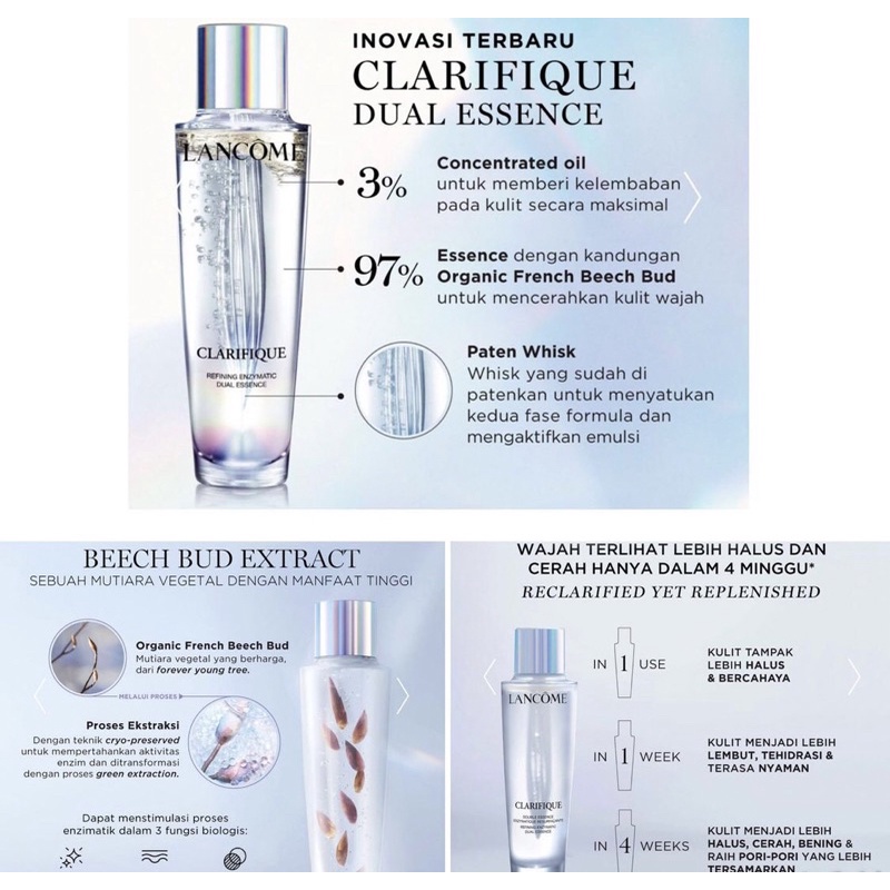 Lancome Clarifique Dual Essence 150ml