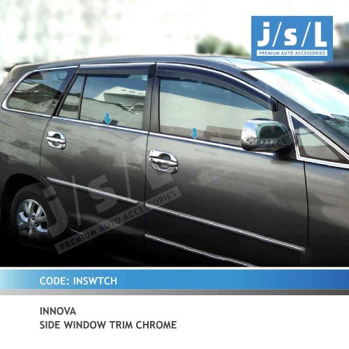 Aksesoris Innova Old JSL List Kaca Samping Side Window Trim Chrome