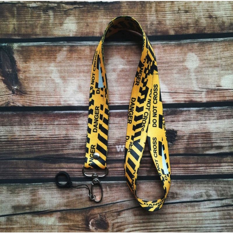 

Lanyard Danger Real Picture Tali Gantungan Id Card Name Tag gantungan hp gantungan kunci