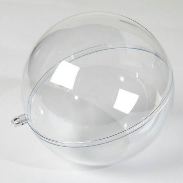  Bola  Diameter 6 CM Plastik  PVC Transparan  Fillable 