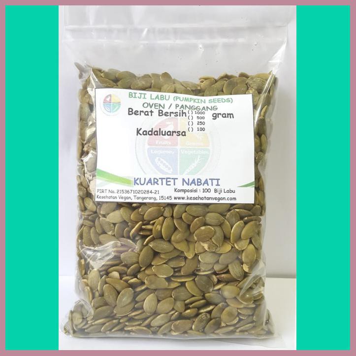 

PUMPKIN SEED - BIJI LABU KUPAS - OVEN - ROASTED - MATANG 500 GR