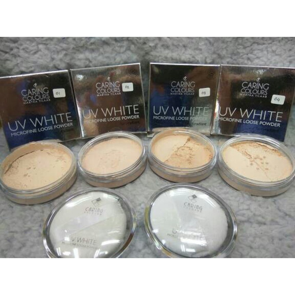 Caring Colours UV White Microfine Loose Powder