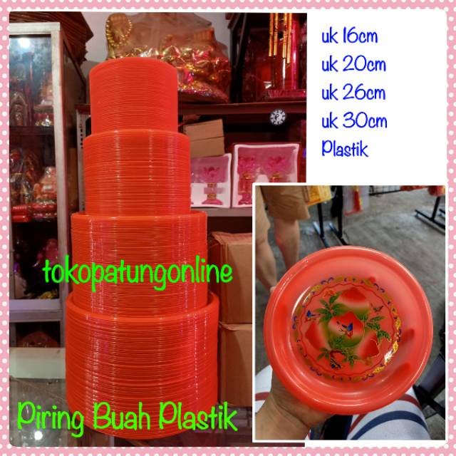 Piring Buah Plastik Size 16