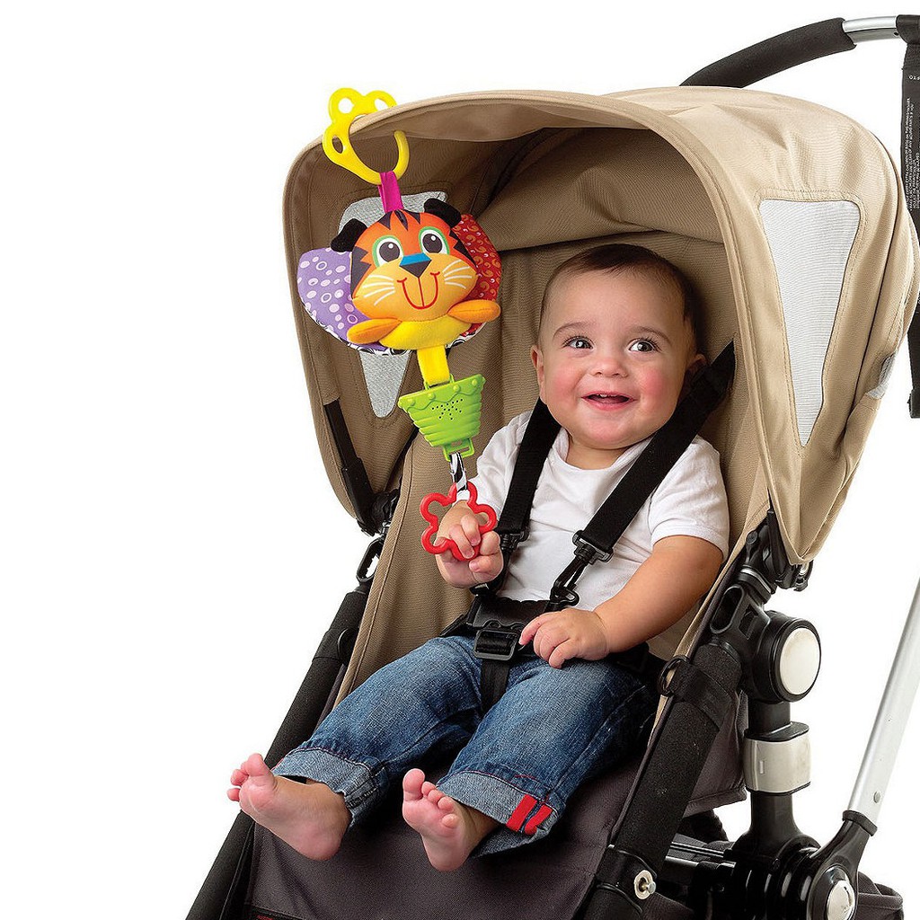 Playgro Musical Pullstring Tiger Mainan Stroller Bayi