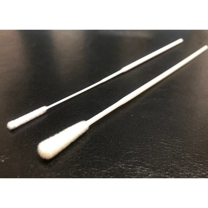 Swab Steril Nasal/Naso Oral/Oro Flocked Swab/Transport