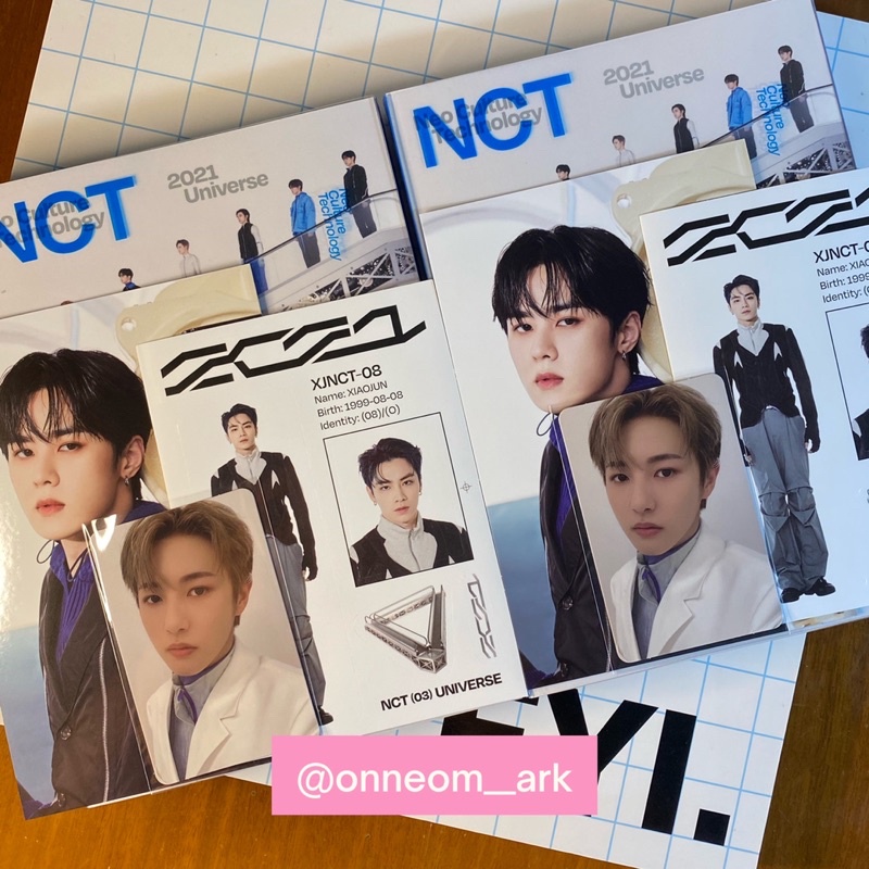 NCT 2021 UNIVERSE FULL SET - UNSEALED RENJUN PC KUN POSTCARD XIAOJUN STICKER