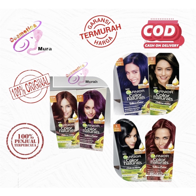 [ kemasan box ] garnier hair colour / cat rambut garnier kemasan box