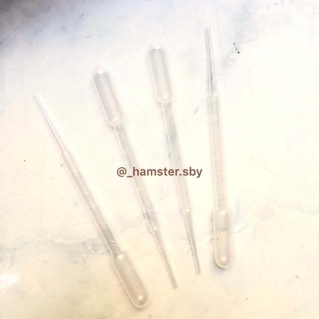 Pipet susu bayi hamster 3 ml / pipet obat hewan anjing kucing kelinci landak sugar glider iguana