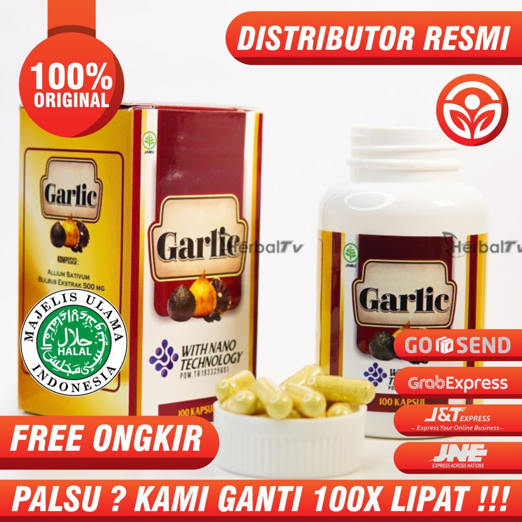 OBAT DARAH TINGGI - Penurun Tensi Tekanan Gula Darah Tinggi Trigliserida - Hipertensi - Black Garlic