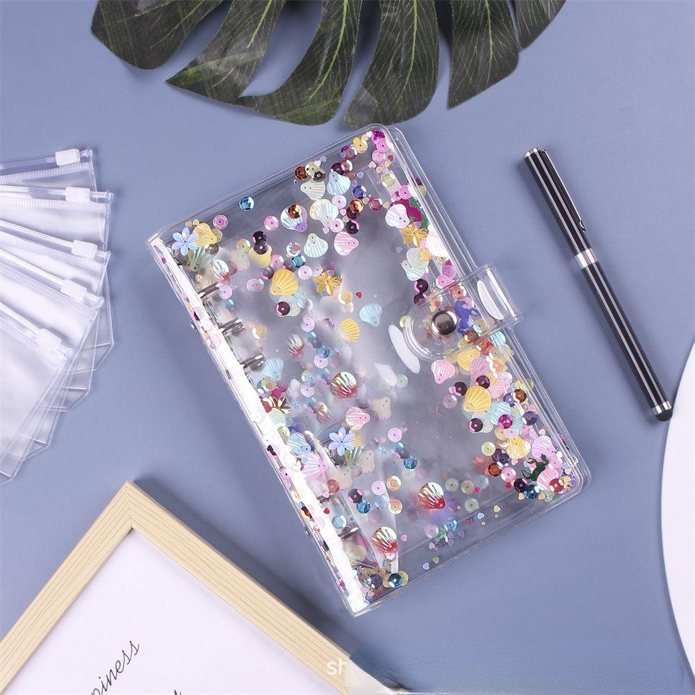 Mxbeauty A6 Pengikat Anggaran Sekolah Colorful Budget Planner Amplop Kas Aster Binder Kantong Kartu Budgeting Notebooks