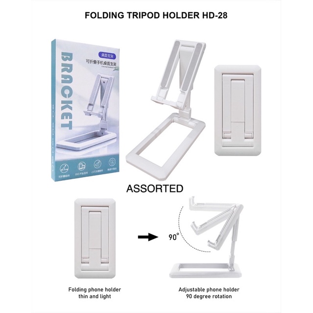 BRACKET HP FOLDING HP TRIPOD HP HOLDER HP HD28 HD-28