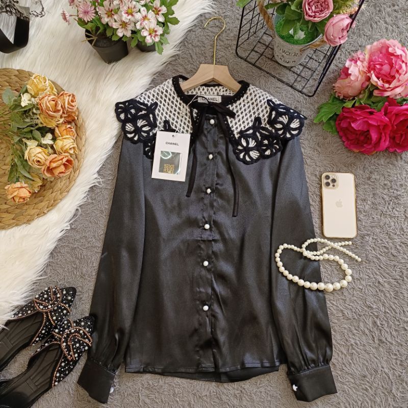 SILKY CHANELL BLOUSE