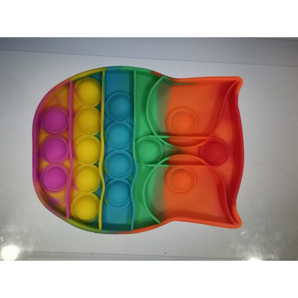 READY JAKARTA- push pop it murah fidget toy rainbow mainan anak  bubble Usensory toys stress relieve-2
