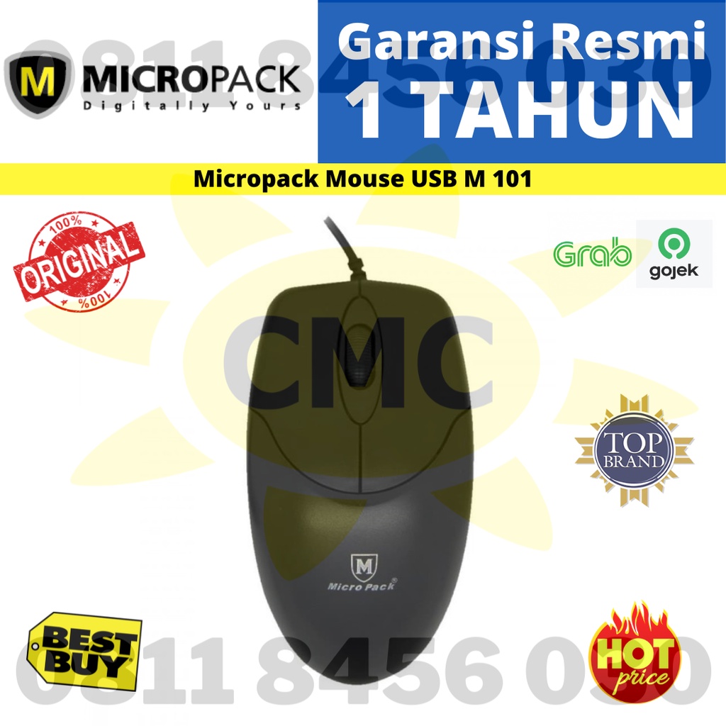 Mouse Micropack Comfy Lite M 101 USB Optical Original