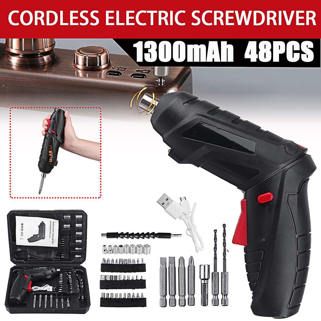 Obeng listrik electric screw driver Multi-function screwdriver Electric drill Bor listrik