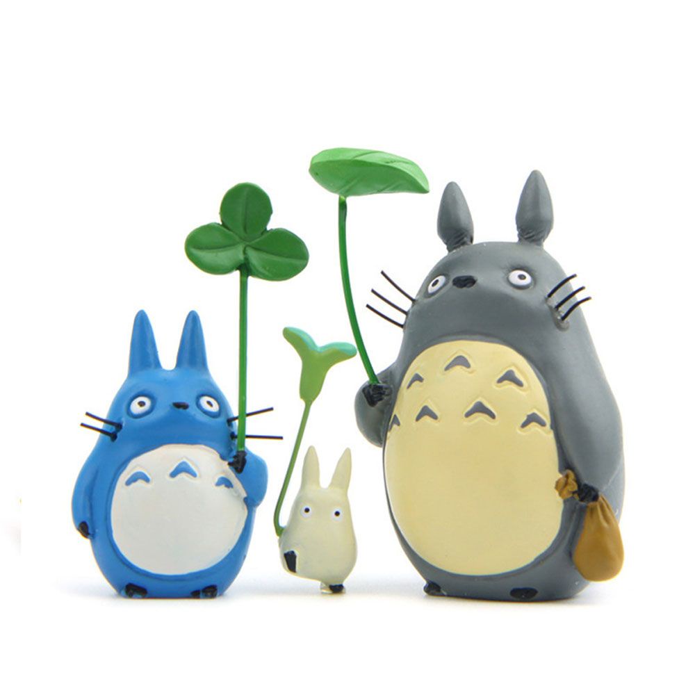 Needway  PVC Model Toys Gifts My Neighbor Figurine Hayao Totoros Cat Mini Doll ornaments Miyazaki Anime Toy Figures Doll Toys Studio Ghibli Figurine Model